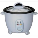 Cuiseur  riz techwood tcr - 102 - capacit 1l - couvercle en verre - poignes isolantes