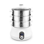 Cuiseur vapeur & couscoussier inox avec livre de recettes multisteam9 kitchencook - reconditionn