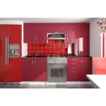 Cuisine compl�te 220 cm oxane bordeau