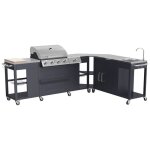 Cuisine dangle dext�rieur texas - 4 + 1 br�leurs