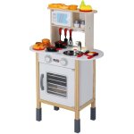 Cuisine pour enfants bois 57x295x77 / 83cm dinette cuisinire rglable hauteur 35 accessoires jeu ducatif ...