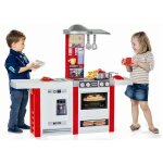 Cuisine jouet - molto - master kitchen chef 2 modules - rouge - 13 accessoires - 102cm de hauteur