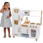 Cuisine de jeu - kidkraft - 53445 - blanc / dor� - 27 accessoires - d�tails r�alistes