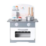 Cuisine multifonctionnelle pour enfants - oryxearth - 40x24. 5x50cm - bois - spatules et casseroles - ...