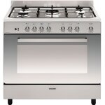 Cuisini�re e - cooker 90 x 60 cm inox - four �lectrique multifonction cat glem - ge960cbix2