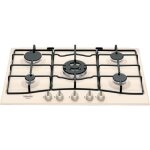 Cuisini�re � gaz hotpoint pcn 750 t (ow) r - ha �maill� ivoire acier �maill� rond
