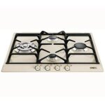 Cuisinière à gaz intégrée smeg sr764po - crème - 4 brûleurs - 8200 w Cuisinière à gaz intégrée smeg sr764po - crème - 4 brûleurs - 8200 w