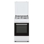 Cuisinire gaz oceanic oceacg50gw - 4 feux - l498 xp61 xh 86 cm - blanc