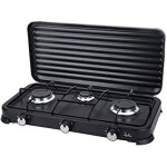 Cuisinire  gaz portable - jata - jecg2703 - 3 feux - grill - amovible