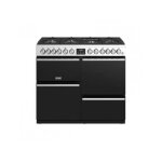 Cuisinière gaz - stoves - pprecidx100dfss - 4 vrais fours - 7 foyers gaz - inox Cuisinière gaz - stoves - pprecidx100dfss - 4 vrais fours - 7 foyers gaz - inox