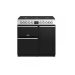 Cuisini�re gaz stoves - pprecidx90dfss - 3 fours - 5 foyers gaz - kit steam and infuse