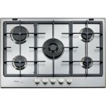 Cuisinire  gaz whirlpool gmr 7522 - ixl - 5 brleurs - acier inoxydable