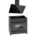 Cuisini�re � induction - gurari - e 913 bl - 90 cm - 121l - 5 zones flex