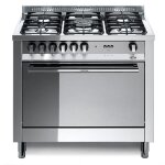 Cuisini�re lofra mg96gv - c 90x60 - 5 br�leurs gaz - four � gaz ventil� 94l - inox poli miroir