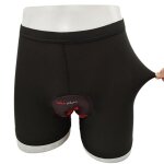 Cuissard de cyclisme homme gel silicone 3d rembourré - noir - vtt - respirant Cuissard de cyclisme homme gel silicone 3d rembourré - noir - vtt - respirant