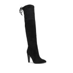 La modeuse - bottes cuissardes - cuissardes en sudine avec cordon  nouer. dots dune fermeture zippe ...