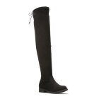 La modeuse - bottes cuissardes - cuissardes en sudine avec cordon  nouer  larrire. dotes dune semelle ...