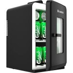 Mini frigo - cumeod - 15l - 12v dc / 220v ac - portable - fonction chaud / froid