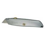 Cutter - stanley - 99e - lame rétractable - alliage de zinc - 155 cm Cutter - stanley - 99e - lame rétractable - alliage de zinc - 155 cm