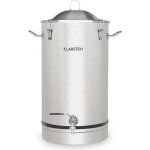 Cuve de fermentation 30 litres klarstein maischfest - inox 304 - livr�e avec tube et bouchon