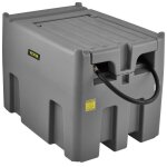 Cuve de ravitaillement gasoil - vevor - 439 l rservoir diesel portable polythylne - grise avec pompe ...