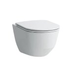 Cuvette suspendue rimless laufen pro avec abattant slim frein de chute