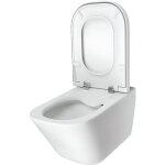Pack cuvette wc suspendue porcelaine clean rim roca