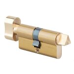 Cylindre bouton et triangle 11 mm - thirard - 561. 11 - triangle 11 mm - laiton poli - profil europ�en ...