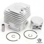 Cylindre piston pour tron�onneuse stihl 038 av magnum �� 52 mm