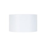 Cylindrique 30 - abat - jour cylindre tissu cylindre blanc 1 ampoule e27 style: urbain d30xh19cm