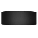Cylindrique 60 - abat - jour cylindre tissu cylindre noir 1 ampoule e27 style: urbain d60xh20cm