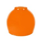 Cypress - abat - jour bomb� verre cloche orange 1 ampoule e27 style: pop color d15xh13cm