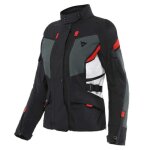Dainese carve master 3 gore - tex veste textile de moto dames - black - grey - red