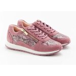 Baskets - damart - amortyl - vieux rose - cuir - talon compensé 2 cm Baskets - damart - amortyl - vieux rose - cuir - talon compensé 2 cm