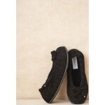 Damart - chaussons en velours - noir