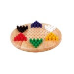 Dames chinoises - jeu traditionnel en bois - plateau 29cm