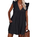 Dames vintage robe femmes dentelle robes dété courtes col en v casual vacances plage lâche mini robe ... Dames vintage robe femmes dentelle robes dété courtes col en v casual vacances plage lâche mini robe ...