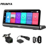 Dashcam voiture prumya camra de tableau de bord avec miroir rtroviseur cran tactile ips fhd1080p 2. ...