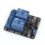Dc 12v 2 canaux module de relais optocoupleur pour pic avr dsp bras arduino