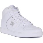 Dc shoes manteca 4 hi baskets à lacets en cuir pour hommes en blanc (blanc 42. 5) Dc shoes manteca 4 hi baskets à lacets en cuir pour hommes en blanc (blanc 42. 5)