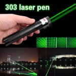 Dc14088 - pointeur laser vert puissant 10km lazer pointer 1mw stylo longue
