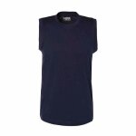 D�bardeur cadwal pour homme - kappa - bleu - coupe droite - logo brod� poitrine - 100% coton