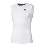 Débardeur de compression under armour hg armour comp sl pour homme - blanc Débardeur de compression under armour hg armour comp sl pour homme - blanc