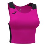 D�bardeur court femme - joma - record ii - rose / noir - respirant - sans manche