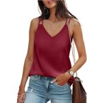 Débardeur femme Été bretelles sans manches col v casual hauts top lache couleur unie confortable - taille ... Débardeur femme Été bretelles sans manches col v casual hauts top lache couleur unie confortable - taille ...