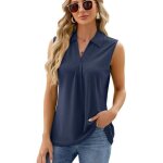 Débardeur femme Été top sans manches col en v couleur unie casual haut lache elegant confortable - taille ... Débardeur femme Été top sans manches col en v couleur unie casual haut lache elegant confortable - taille ...