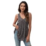 Dbardeur femme - noir - col en v - t - shirt dt dcontract
