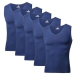 D�bardeur homme col v sport sans manches ete respirant couleur unie - bleu - lot de 5