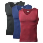 D�bardeur homme sport sans manches respirant - noir / bleu / rouge