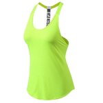 Dbardeur de sport femme - insfity - top yoga stretch sans manches - fitness respirant - vert